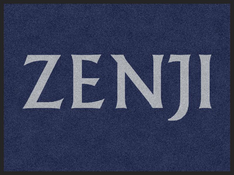Custom HD-printed dock mat artwork for M/Y Zenji